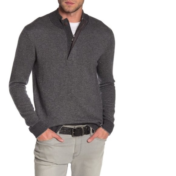 Raffi Mock Neck Knit Sweater - Picture 1 of 6